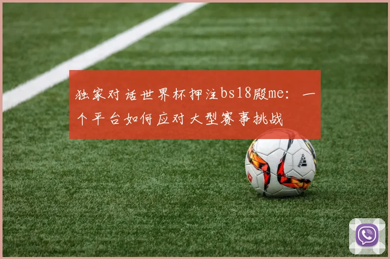 独家对话世界杯押注bs18殿me：一个平台如何应对大型赛事挑战